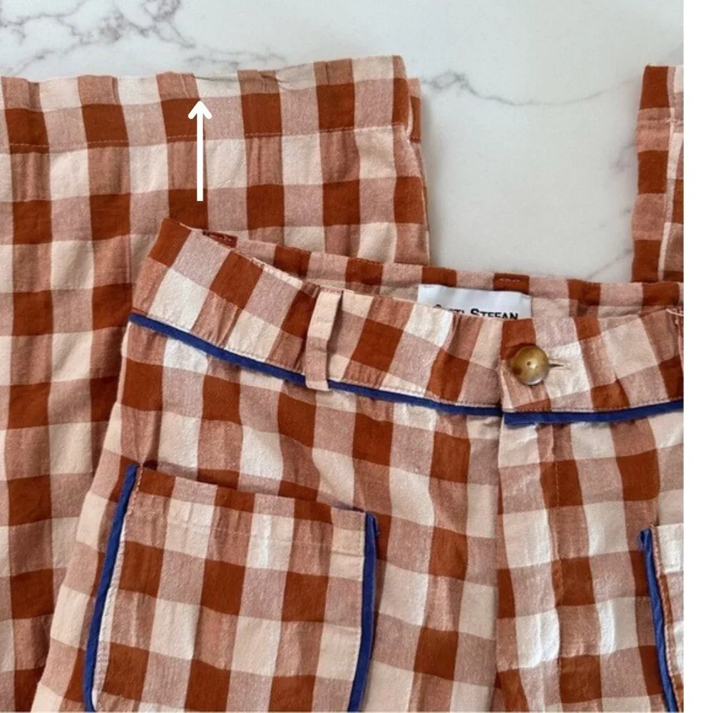 Sveti Stefan Lionetta Vichy Trouser + Blouse SET - Size XS / Small